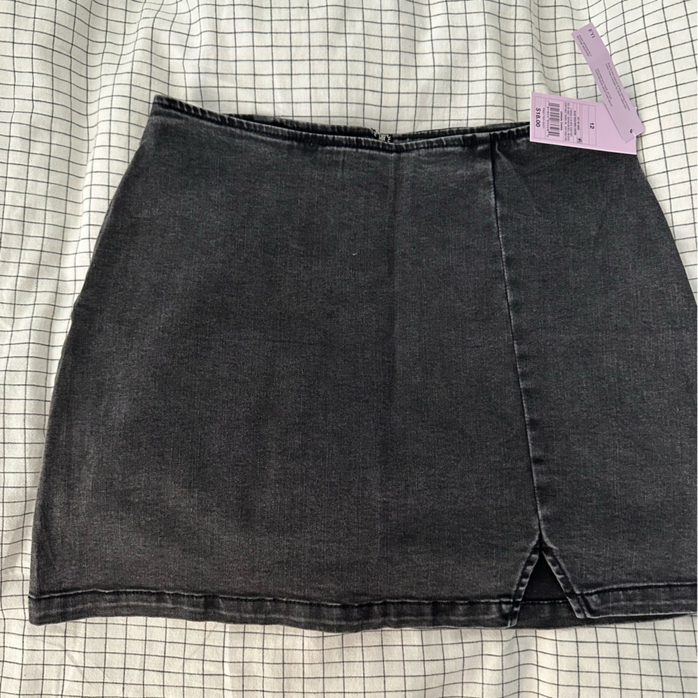 Light Black Wild Fable Denim Mini (Target) NWT